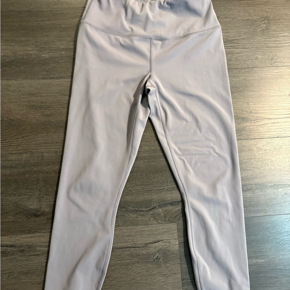 90 Degree By Reflex Light Gray Leggings